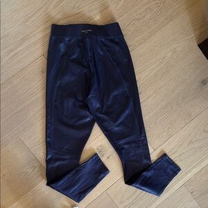 Anine Bing Sport Shiny Blue Leggings
